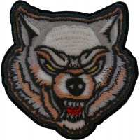 Scary Wolf Iron on Patch