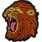 Screaming Lion Iron on Patch