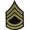 Sergeant First Class Iron on Patch