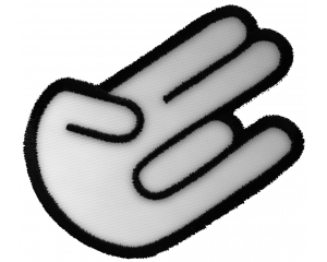Shocker Hand Sign Patch | Embroidered Patches