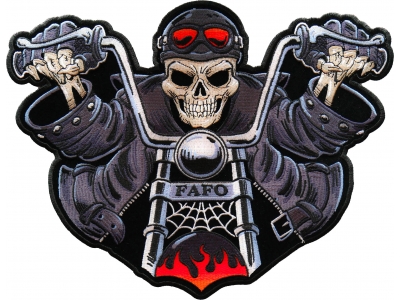 Skeleton Rider FAFO Patch