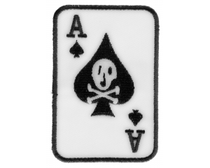 Skull Ace Of Spades Patch | Embroidered Patches