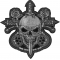 Skull and Roses Patch