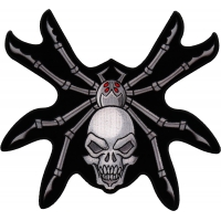 Skull Spider Large Back Patch