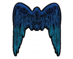 Small Angel Wings Patch Blue | Embroidered Patches