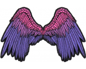 Small Beautiful Angel Wings Pink Patch | Embroidered Patches