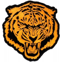 Small Orange Baron Tiger Patch | Embroidered Patches