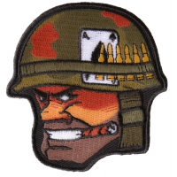 Soldier Cigar Ace of Spades Bullets and Helmet Patch