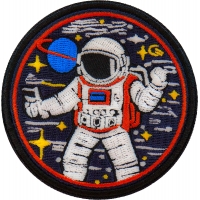 Space Cowboy Astronaut Patch Embroidered
