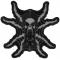 Spider Skull Reflective Iron on Patch