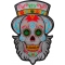 Bearded Sugar Skull Patch