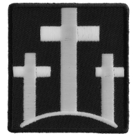 Three Crosses Patch | Embroidered Patches