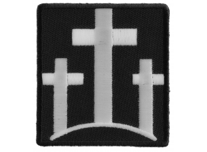 Three Crosses Patch | Embroidered Patches