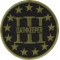 Three Percenter Oathkeeper Round Patch Green