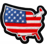 USA Patriotic Patch Embroidered