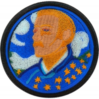 Van Gogh Nut Cake Patch Embroidered