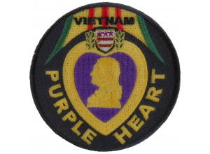 Vietnam Purple Heart Patch | US Military Vietnam Veteran Patches