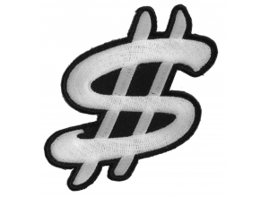 Dollar Sign Patch | Embroidered Patches