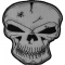 Gray Skull Patch