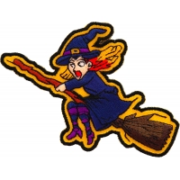 Witch on a Broom Patch