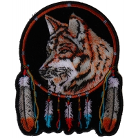 Wolf and Feathers Small Patch