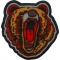 Yawning Bear Iron on Patch