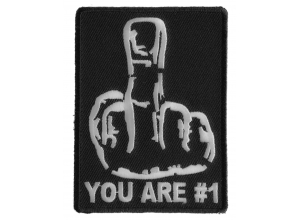 You Are No 1 Middle Finger Patch | Embroidered Patches