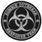 Zombie Outbreak Response Team Funny Iron on Patch