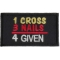 1 Cross 3 Nails 4 Given Christian Patch