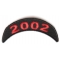 2002 Upper Year Rocker Patch In Red