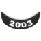 2003 Lower Rocker Patch In Black White