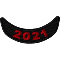 2021 Year Rocker Patch Lower Red 2021 Year Rocker Patch Lower Red