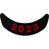 2023 Year Patch Lower Rocker Red