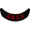 2023 Year Patch Lower Rocker Red