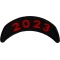 2023 Year Patch Upper Rocker Red
