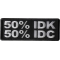 50 Percent I Don't Know 50 Percent I don't care Patch