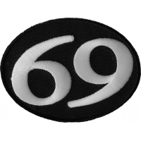 69 Patch Oval | Embroidered Patches