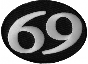 69 Patch Oval | Embroidered Patches