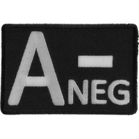 A NEGATIVE Blood ID Patch