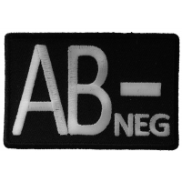 AB NEGATIVE Blood ID Patch
