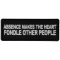 Absence Makes the Heart Fondle Other People Naughty Patch