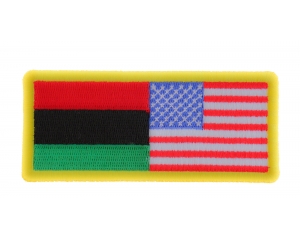 African American Flag Patch | Embroidered Patches