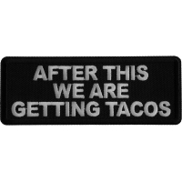 After this we are getting Tacos Iron on Patch
