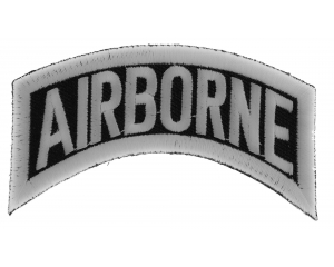Airborne Small Rocker Patch | US Army Military Veteran Patches