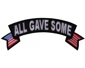 All Gave Some Top Rocker Patch With US Flags
