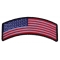 American Flag Rocker Patch