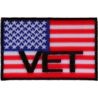 American Flag Vet Patch | US Military Veteran Patches