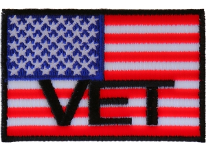 American Flag Vet Patch | US Military Veteran Patches