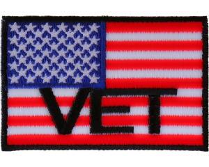 American Flag Vet Patch | US Military Veteran Patches