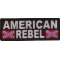 American Rebel Patch With Flags